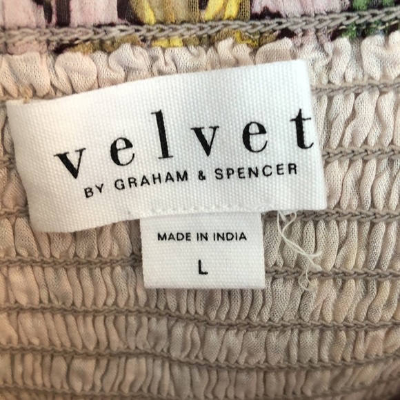 L Velvet Estella floral print dress by Graham & Spencer - Picture 3 of 7